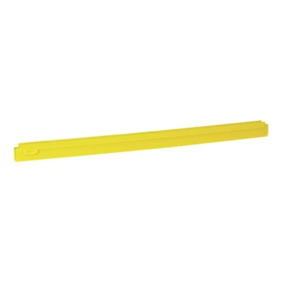 Vikan 77356 27 5/8" Yellow Ultra-Hygienic Squeegee Blade for 77156 and 77256
