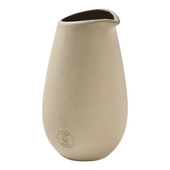 Playground Embrace 8.5 oz. Black Eco-Gres Creamer - 6/Case