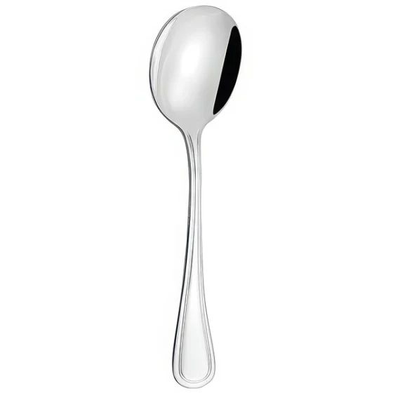 Arcoroc FM509 Harrison 6 7/8" 18/0 Stainless Steel Heavy Weight Soup Spoon by Arc Cardinal - 12/Case