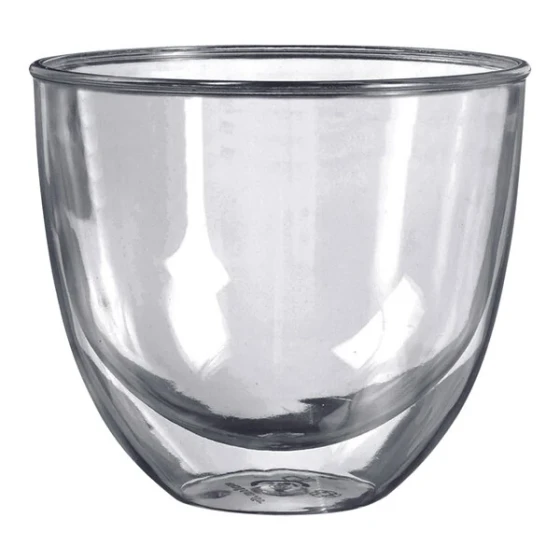 Solia 5.1 oz. Clear Double-Wall Plastic Cup - 200/Case