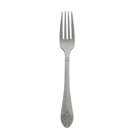 Libbey 664 027 Vintage Metropolitan 7 3/4" 18/0 Stainless Steel Heavy Weight Vintage Dinner Fork - 36/Case