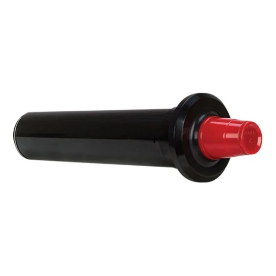 Dispense-Rite 22" Black ABS Plastic In-Counter One-Size-Fits-All Cup Dispenser with Interchangeable Baffles SLR-2F