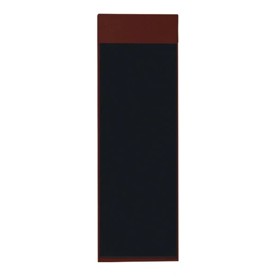 H. Risch Inc. Oakmont 4 1/4" x 14" Wine Single View Hardback Magnetic Menu Board