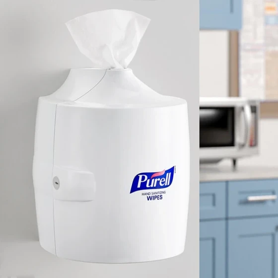 PURELL® 9019-01 White Sanitizing Wipes Wall Dispenser