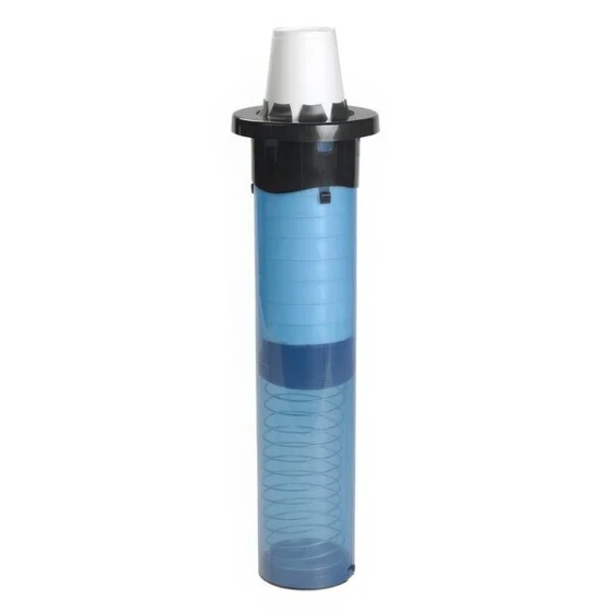 San Jamar C5250C18 Euro Sentry In-Counter 4 - 24 oz. Cup Dispenser - 18" Long