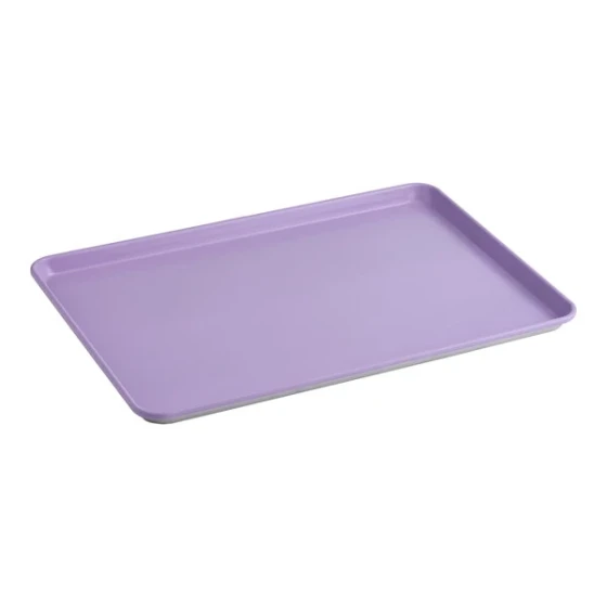 Baker's Lane Allergen-Free Full Size 18 Gauge Non-Stick 18 inch x 26 inch Wire in Rim Aluminum Bun / Sheet Pan