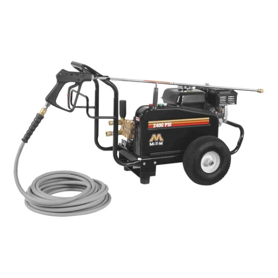 Mi-T-M JCW Series JCW-2403-0MHB Cold Water Pressure Washer with Honda Engine - 2,400 PSI; 2.8 GPM
