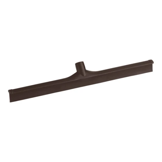 Carlisle Sparta 3656801 24" Brown Single Blade Rubber Floor Squeegee with Plastic Frame
