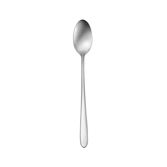 Sant' Andrea Mascagni by 1880 Hospitality T023SITF 7 1/4" 18/10 Stainless Steel Extra Heavy Weight Iced Tea Spoon - 12/Case