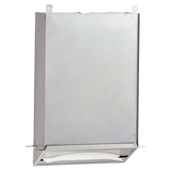 Bobrick B-318 Recessed C Fold or Multifold Paper Towel Dispenser