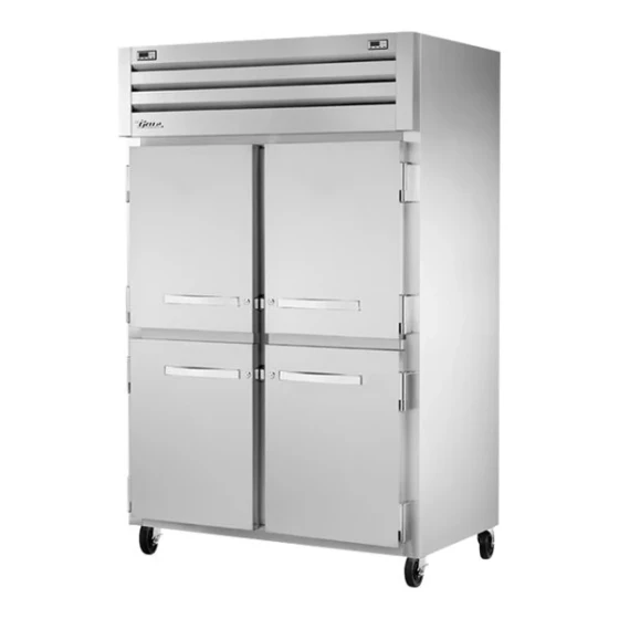 True STG2DT-4HS Spec Series 52 5/8" Solid Half Door Reach-In Refrigerator / Freezer