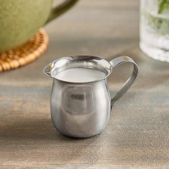 American Metalcraft 1.5 oz. Stainless Steel Bell Creamer / Syrup Server CP150