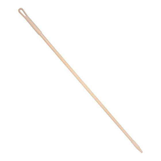 Carlisle Sparta 40225EC25 60" Tan Threaded Fiberglass Broom / Squeegee Handle