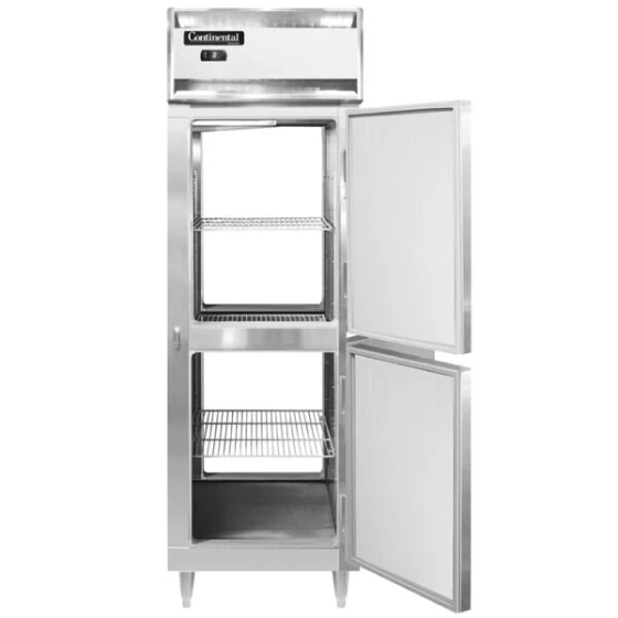 Continental Refrigerator D1FNSAPTHD 26" Solid Half Door Pass-Through Freezer