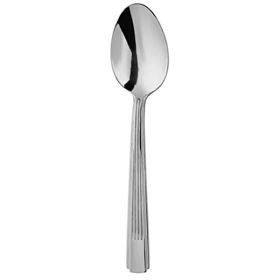 Oneida Park Place by 1880 Hospitality B723SPLF 6 5/8" 18/0 Stainless Steel Heavy Weight Dessert Spoon - 12/Case