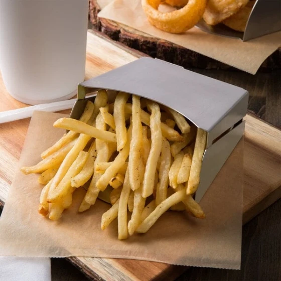 TableCraft 20006 Better Burger 6 oz. Stainless Steel Fry Cup