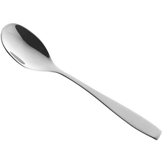 RAK Porcelain Banquet 4 3/8" 18/10 Stainless Steel Extra Heavy Weight Demitasse Spoon - 12/Case