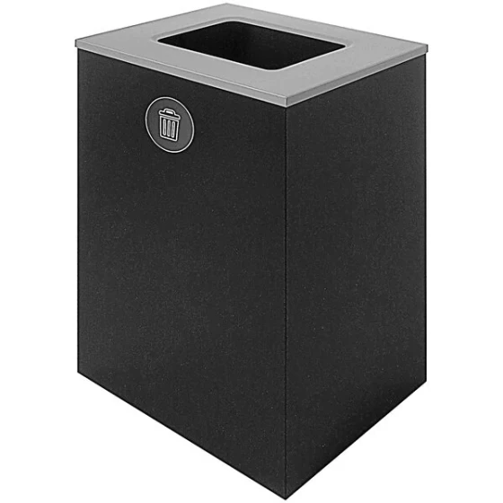 Busch Systems Spectrum 104005 32 Gallon Powder-Coated Steel Decorative Trash Can