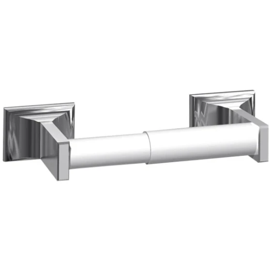 American Specialties, Inc. 10-0705-Z Surface-Mounted Single Roll Toilet Tissue Holder - 4/Pack