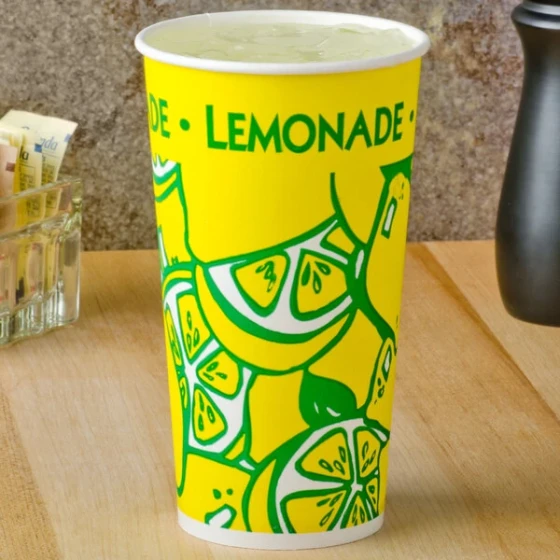 20 oz. Tall Paper Lemonade Cup - 1,000/Case