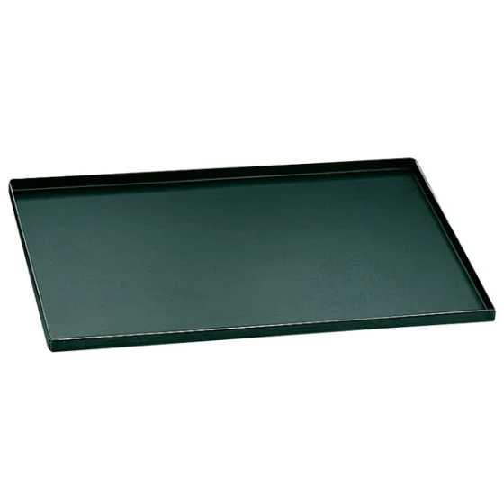 Matfer Bourgeat 455001 15 3/4 inch x 23 3/4 inch Straight Edge Blue Carbon Steel Sheet Pan