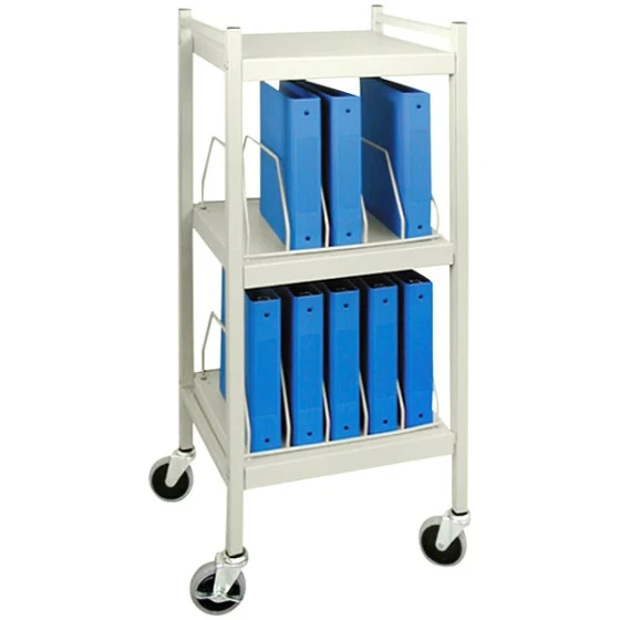 Omnimed Omnicart Beige Mini 10-Binder Open Cart 260013-BG