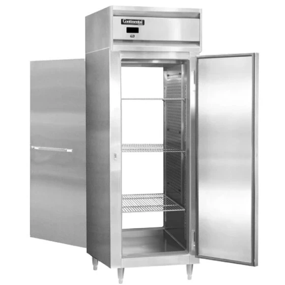 Continental D1RENPT 29" Extra-Wide Solid Door Pass-Through Refrigerator