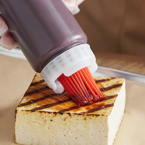 FIFO Innovations Basting Brush Cap for 12-32 oz. Squeeze Bottle   - 6/Pack