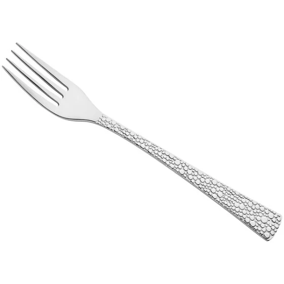 Amefa Livia Ronda 8 1/16" 18/10 Stainless Steel Extra Heavy Weight Table Fork - 12/Case