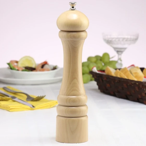 Chef Specialties 10250 Professional Series 10" Customizable Imperial Natural Finish Pepper Mill