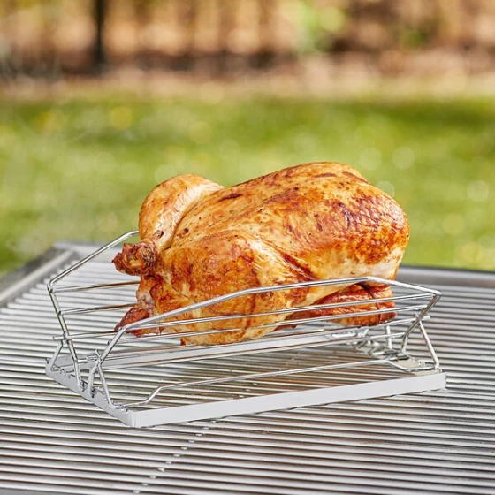 Fox Run 11 9/16" x 10 5/16" Chrome Adjustable Roasting Rack