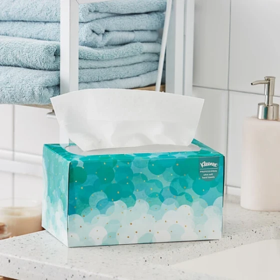 Kleenex® Professional White 1-Ply Folded Ultra-Soft Paper Hand Towel Pop-Up Box - 1,260/Case