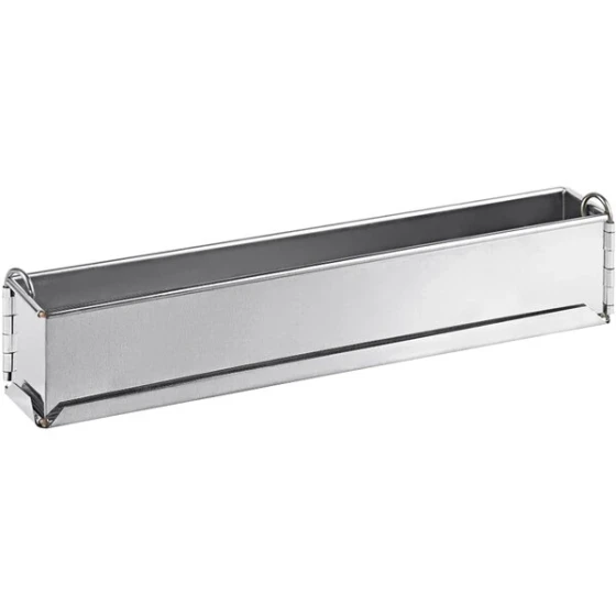 Gobel 11 3/4 inch x 1 1/2 inch Tin-Plated Long Mini Loaf Pan 119410