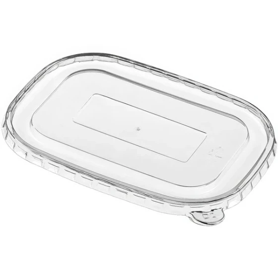 Solia Polypropylene Lid for Lingot Rectangular Bamboo Fiber Container - 300/Case