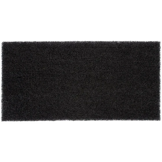 3M 7300 14" x 32" Black High Productivity Stripping Pad - 10/Case