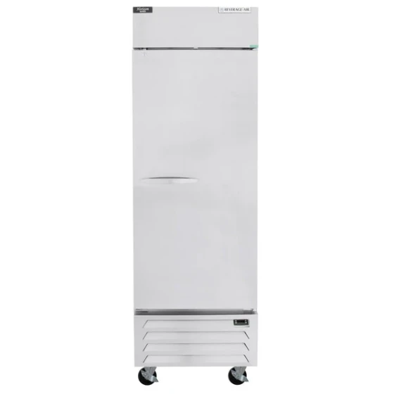 Beverage-Air HBR23HC-1 Horizon Series 27" Bottom Mounted Solid Door Reach-In Refrigerator with LED Lighting