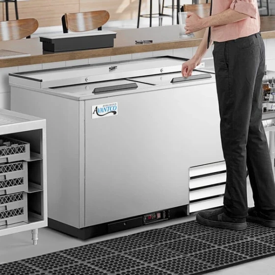 Avantco GF50-HC-S 50" Stainless Steel Glass Froster / Plate Chiller - 115V