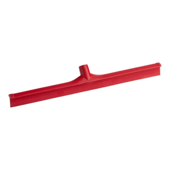 Carlisle Sparta 3656805 24" Red Single Blade Rubber Floor Squeegee with Plastic Frame