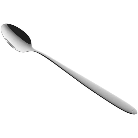 RAK Porcelain Anna 8 3/8" 18/10 Stainless Steel Extra Heavy Weight Iced Tea Spoon - 12/Case