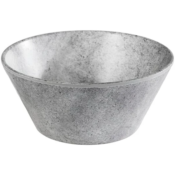 APS Element 101.5 oz. Round Melamine Display Bowl - 6/Case