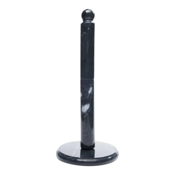 Ironwood 12 3/4" x 5 1/4" Black Marble Paper Towel Holder