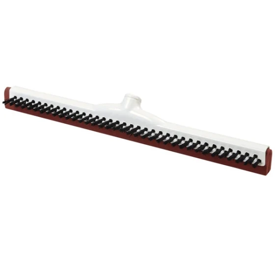 Carlisle Flo-Pac 36781800 18" Red Double Neoprene Foam Squeegee with Plastic Frame and Bristles