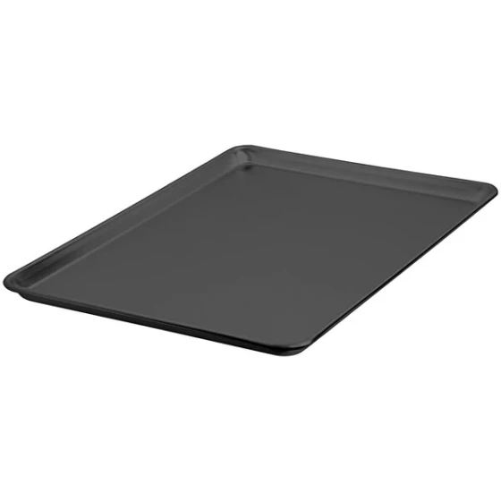 LloydPans 18 inch x 26 inch Full Size Aluminum Bun / Sheet Pan with Dura-Kote Finish XABP-18x26x1-DK