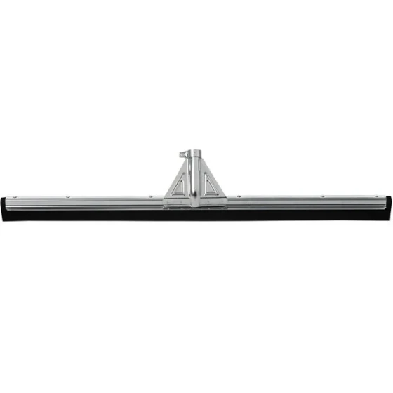 Rubbermaid® FG9C2900BLA 30" Black Heavy-Duty Double Foam Rubber Floor Squeegee with Metal Frame