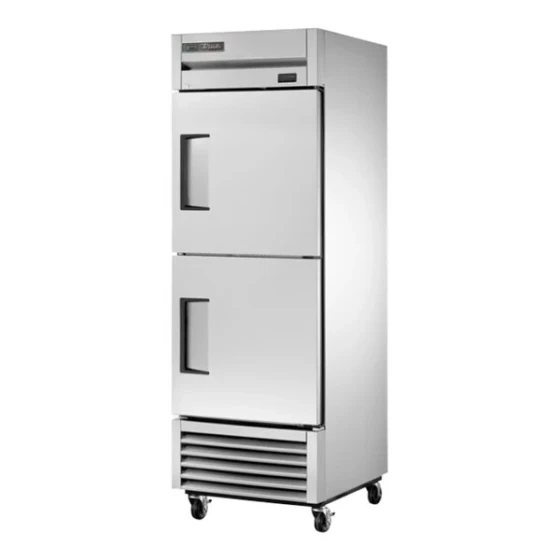 True T-23F-2-HC 27" Bottom Mounted Solid Half Door Reach-In Freezer