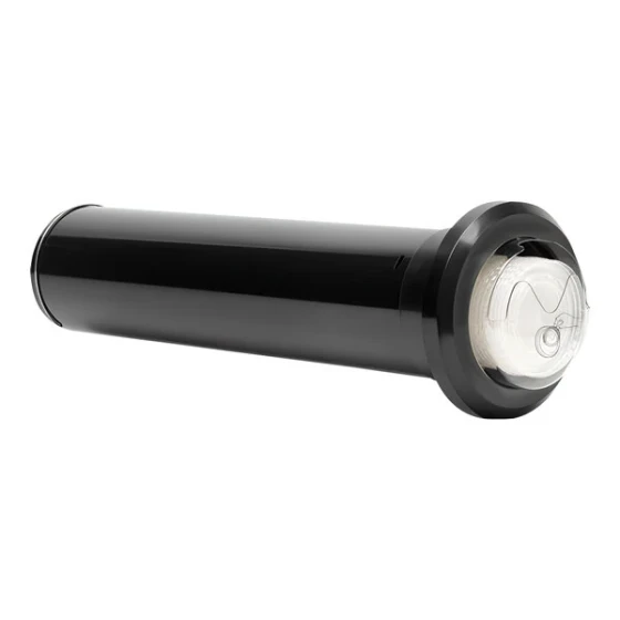 Dispense-Rite 22" Black ABS Plastic In-Counter Lid Dispenser SLR-LID-2