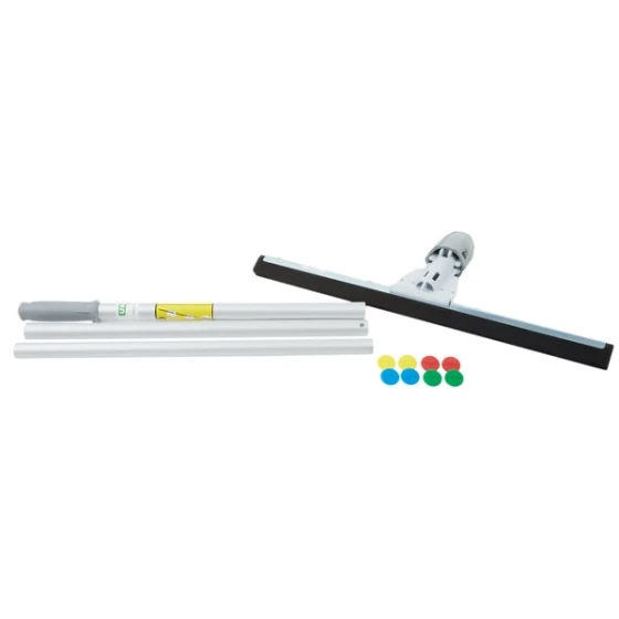 Unger SmartFit WaterWand MW22K 22" Standard Floor Squeegee with SmartColor System and Telescoping Handle