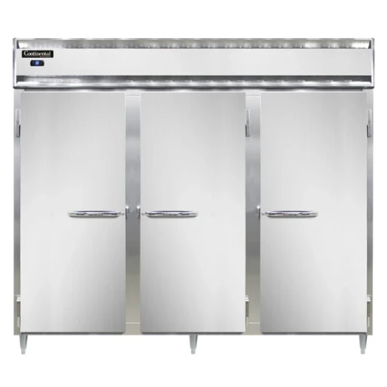Continental Refrigerator D3REN-SA 86" Extra Wide Solid Door Reach-In Refrigerator - 75 cu. ft.