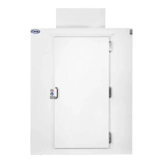 Leer S040UASPR S40 50 1/2" Outdoor Refrigerator with Straight Front and Steel Doors