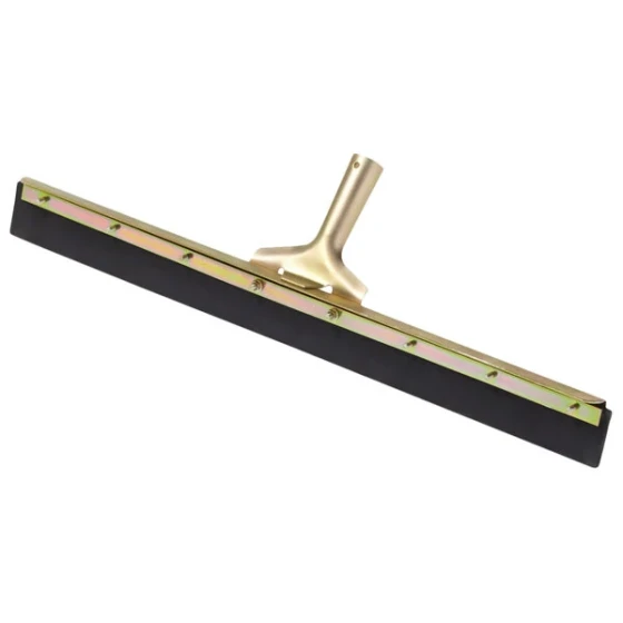 Rubbermaid® FC9C3200BLA 24" Black Straight Single Blade Rubber Floor Squeegee with Metal Frame